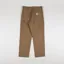 Carhartt WIP Double Knee Pant Hamilton Brown Rinsed Dearborn Canvas