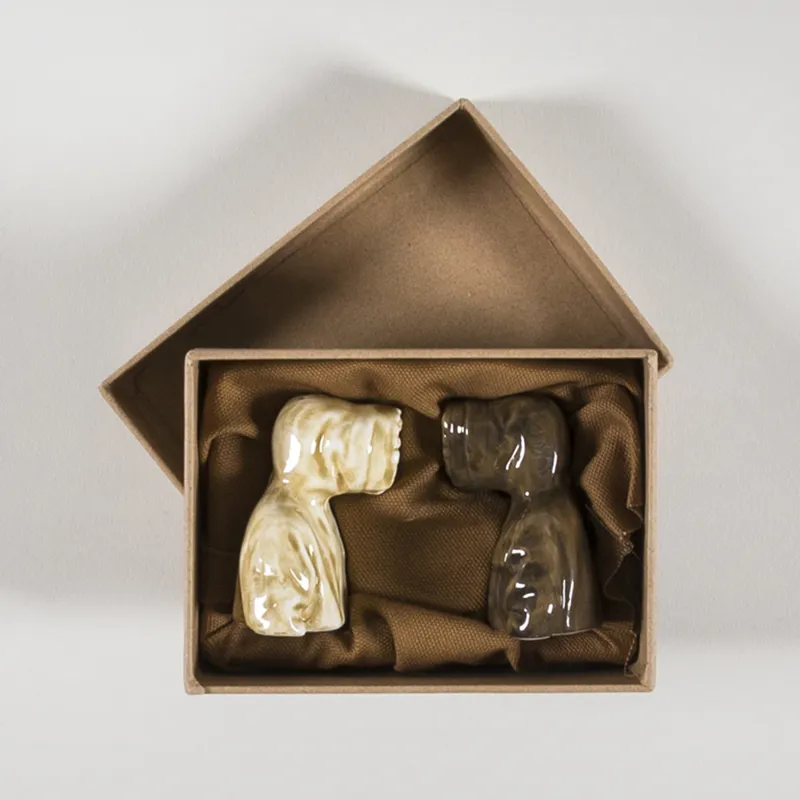 Carhartt WIP Salt And Pepper Ceramic Shakers Salt Hamilton Brown