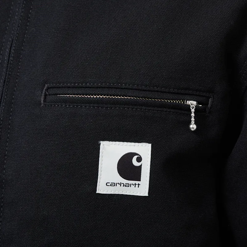 Carhartt WIP Womens OG Detroit Jacket Black Rinsed-5