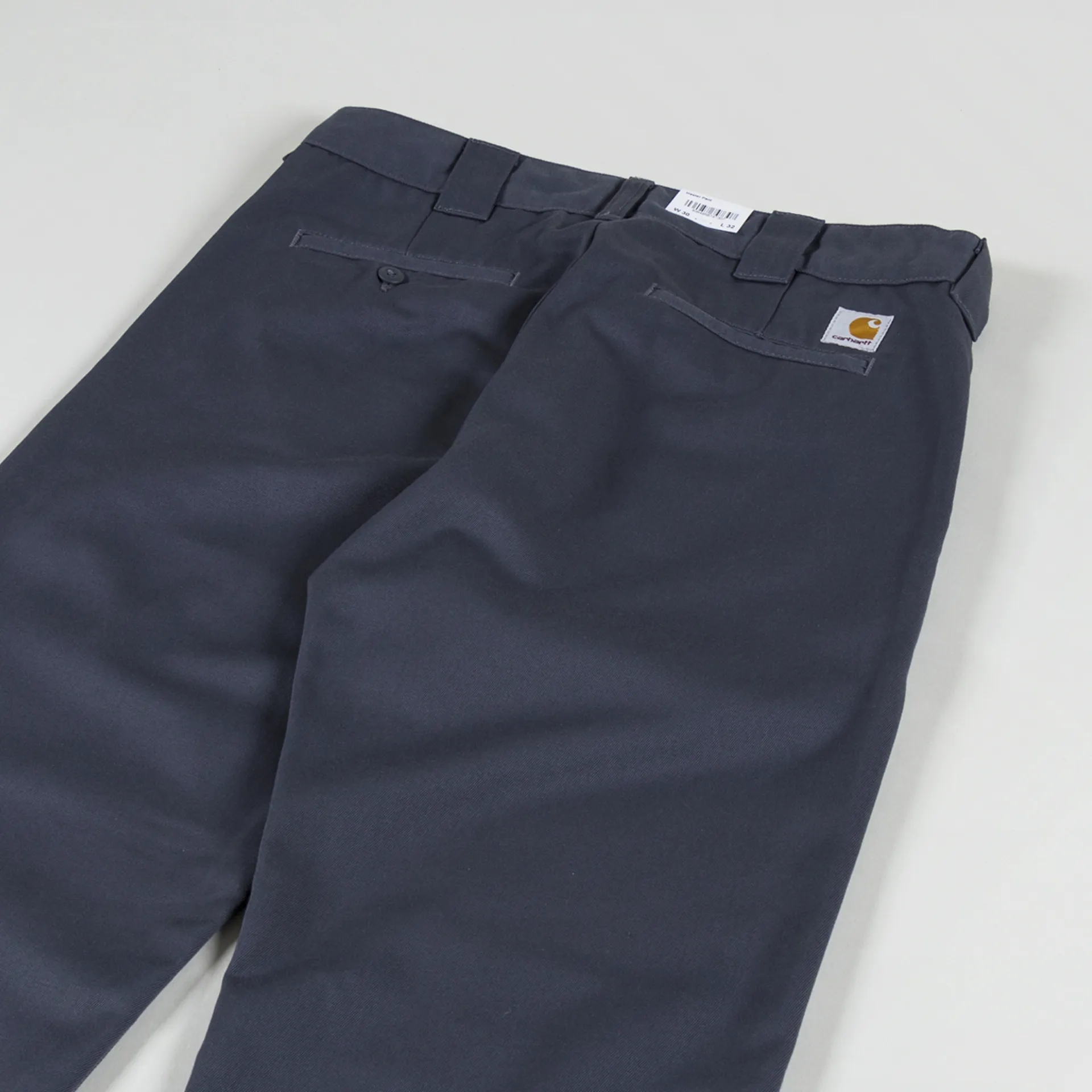 Carhartt WIP Simple Pant Trousers Zeus Blue Rinsed Denison Twill