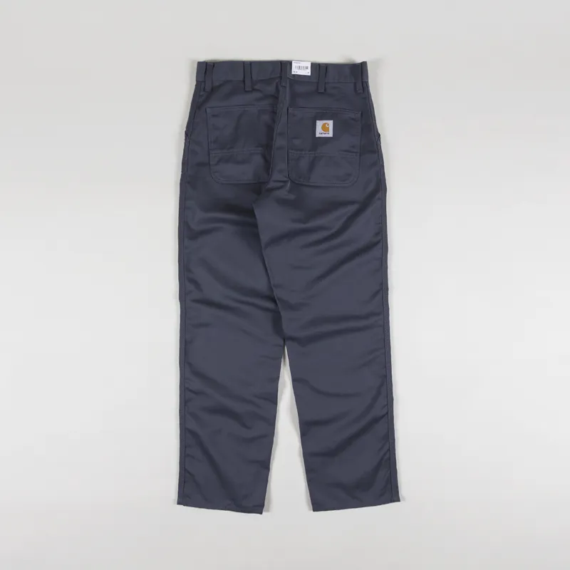 Carhartt WIP Simple Pant Trousers Zeus Blue Rinsed Denison Twill