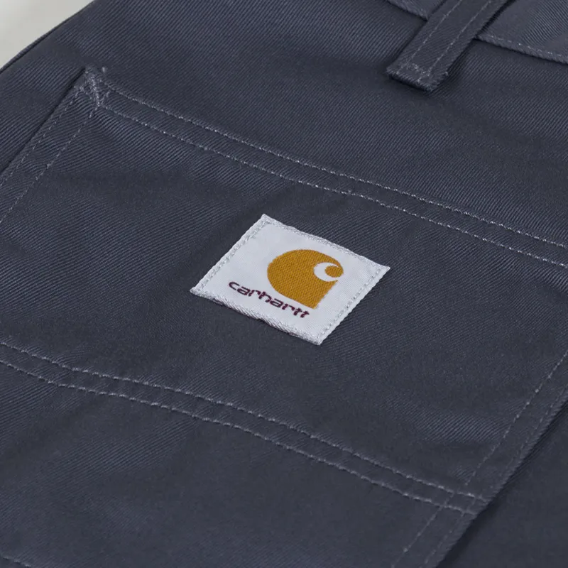 Carhartt WIP Simple Pant Trousers Zeus Blue Rinsed Denison Twill