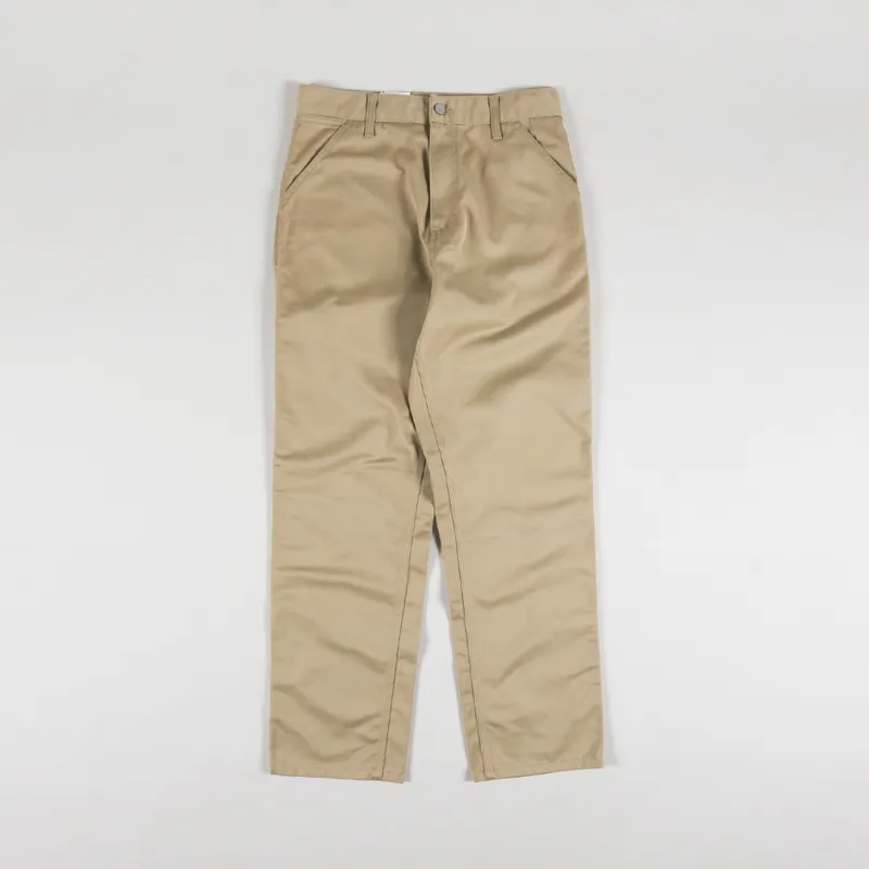 Carhartt WIP Simple Pant Sable Rinsed Denison Twill-1