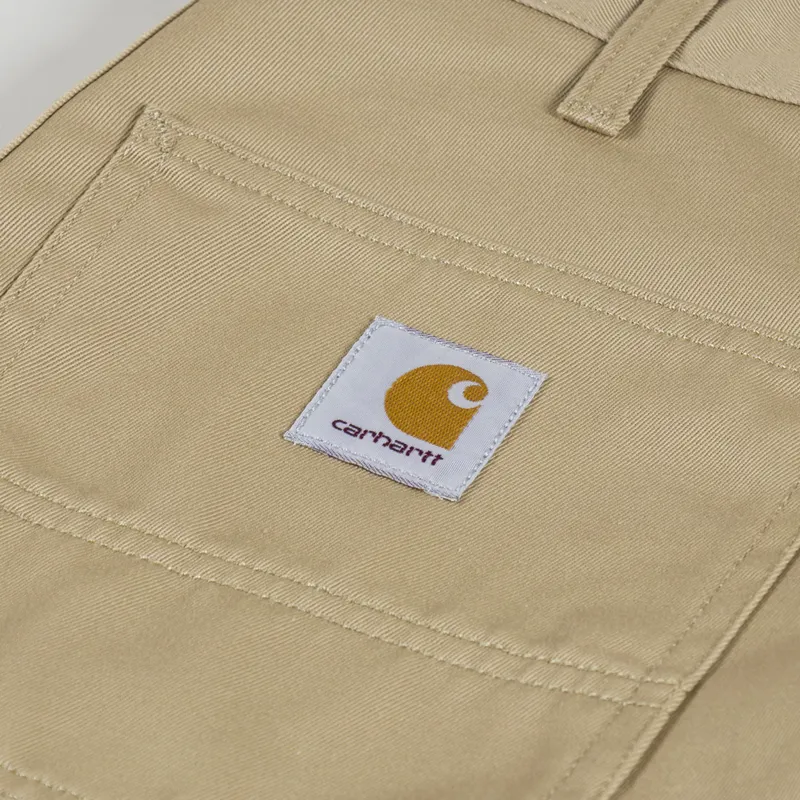 Carhartt WIP Simple Pant Sable Rinsed Denison Twill-7