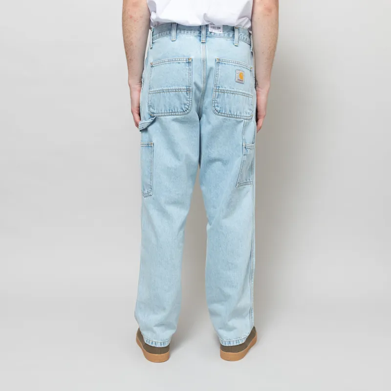Carhartt WIP Single Knee Pant Blue Heavy Stone Bleached-3