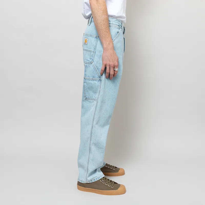Carhartt WIP Single Knee Pant Blue Heavy Stone Bleached-4