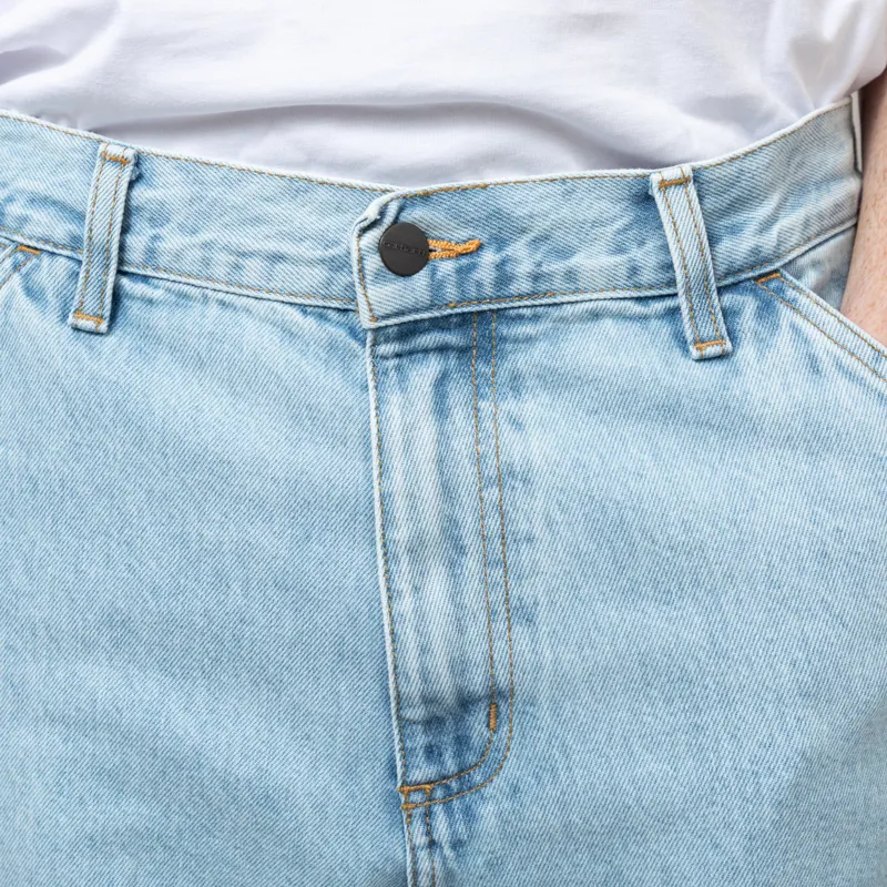 Carhartt WIP Single Knee Pant Blue Heavy Stone Bleached-10