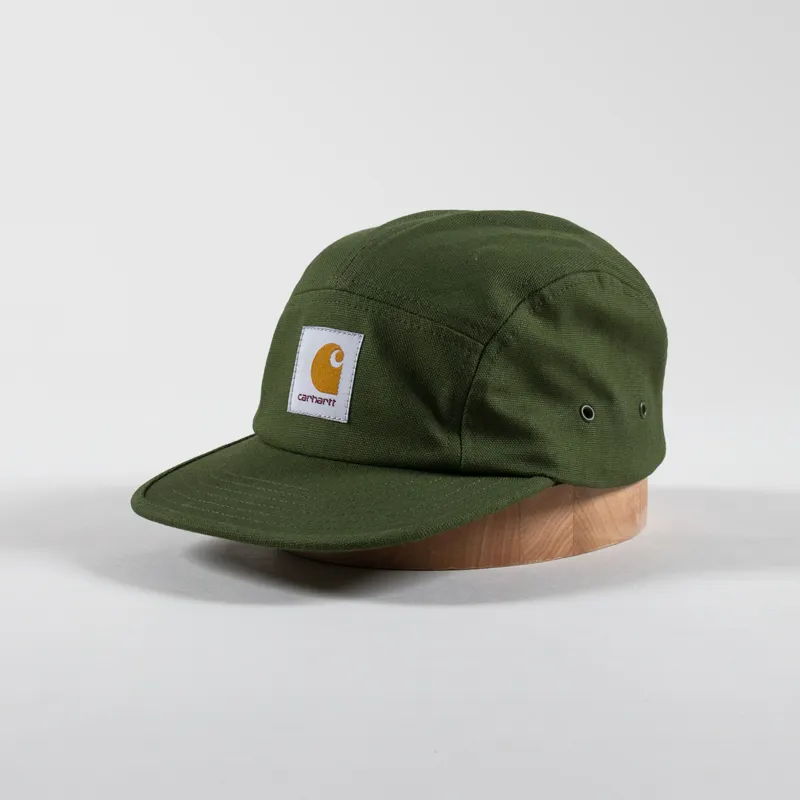 Carhartt WIP Mens Five Panel Backley Cap Tarragon Green