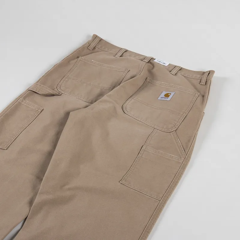 Carhartt WIP Single Knee Pant Peanut Aged Dearborn Canvas-3