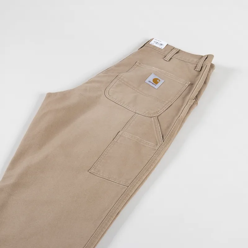 Carhartt WIP Single Knee Pant Peanut Aged Dearborn Canvas-5