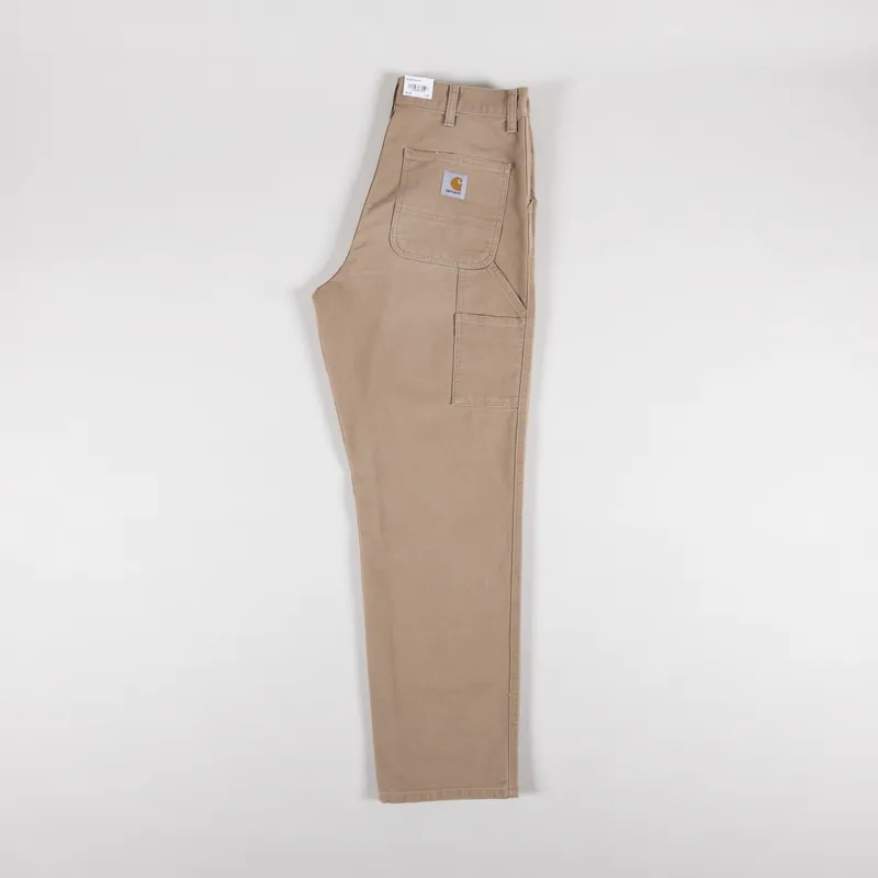 Carhartt WIP Single Knee Pant Peanut Aged Dearborn Canvas-2
