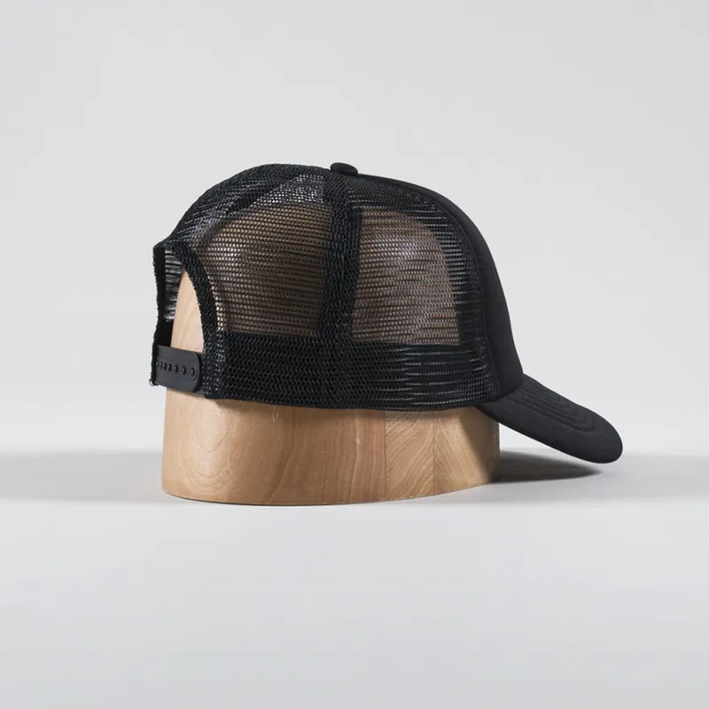 Carhartt WIP Mens Signature Trucker Cap Hat Black White