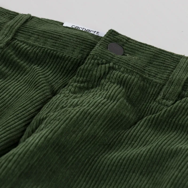 Carhartt WIP Simple Pant Tarragon Rinsed Corduroy-7
