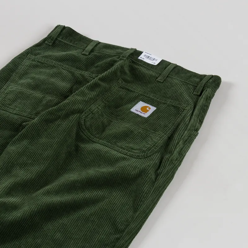 Carhartt WIP Simple Pant Tarragon Rinsed Corduroy-3