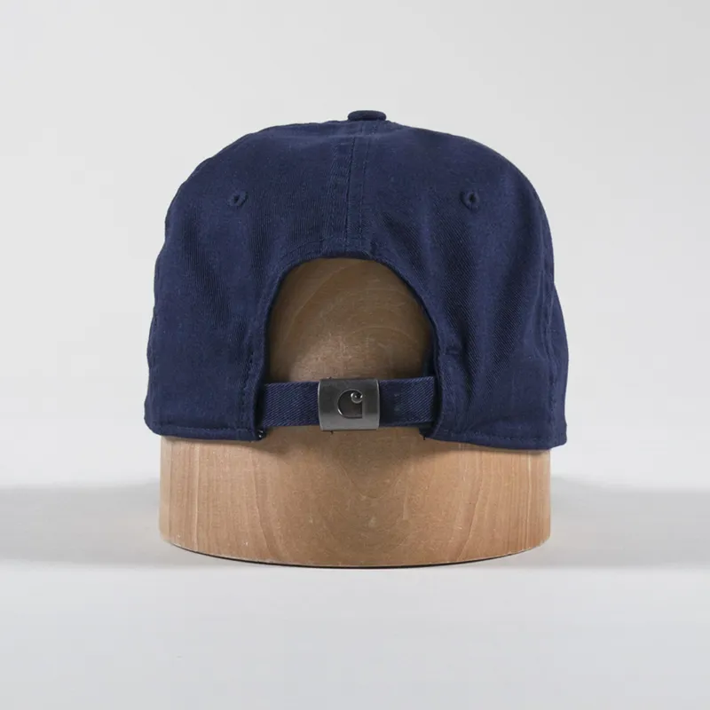Carhartt WIP Madison Logo Cap Air Force Blue White-3
