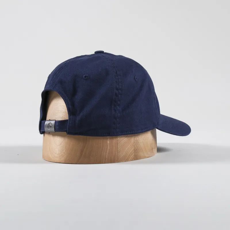Carhartt WIP Madison Logo Cap Air Force Blue White-2