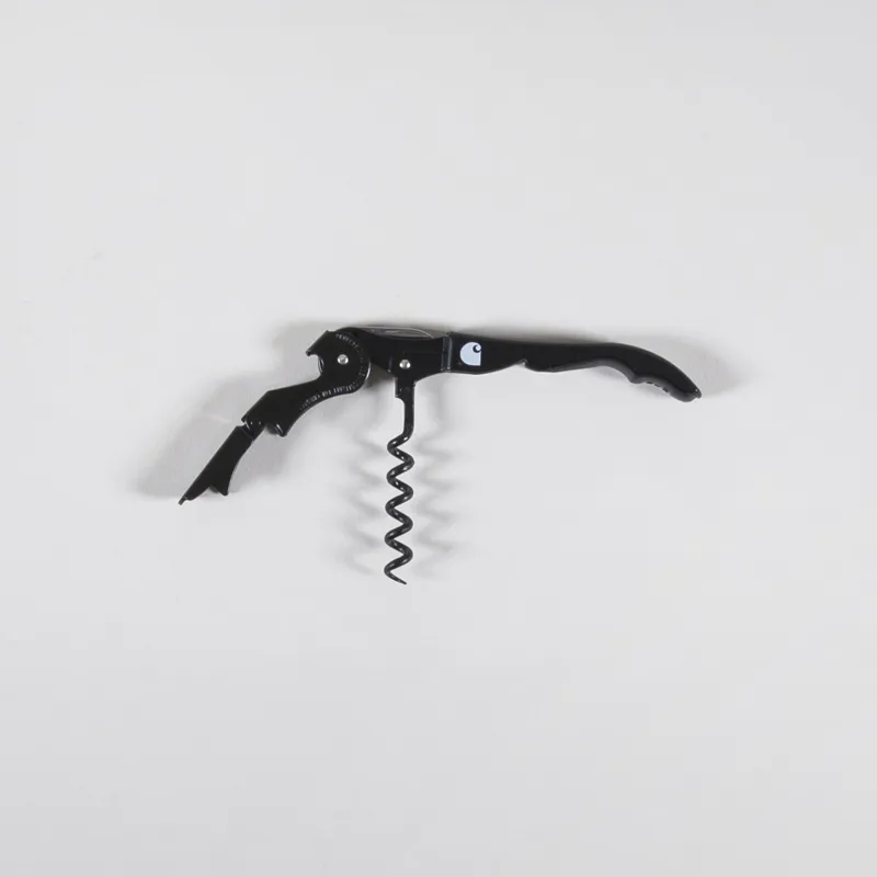 Carhartt WIP Script Pulltap's Corkscrew Black-4