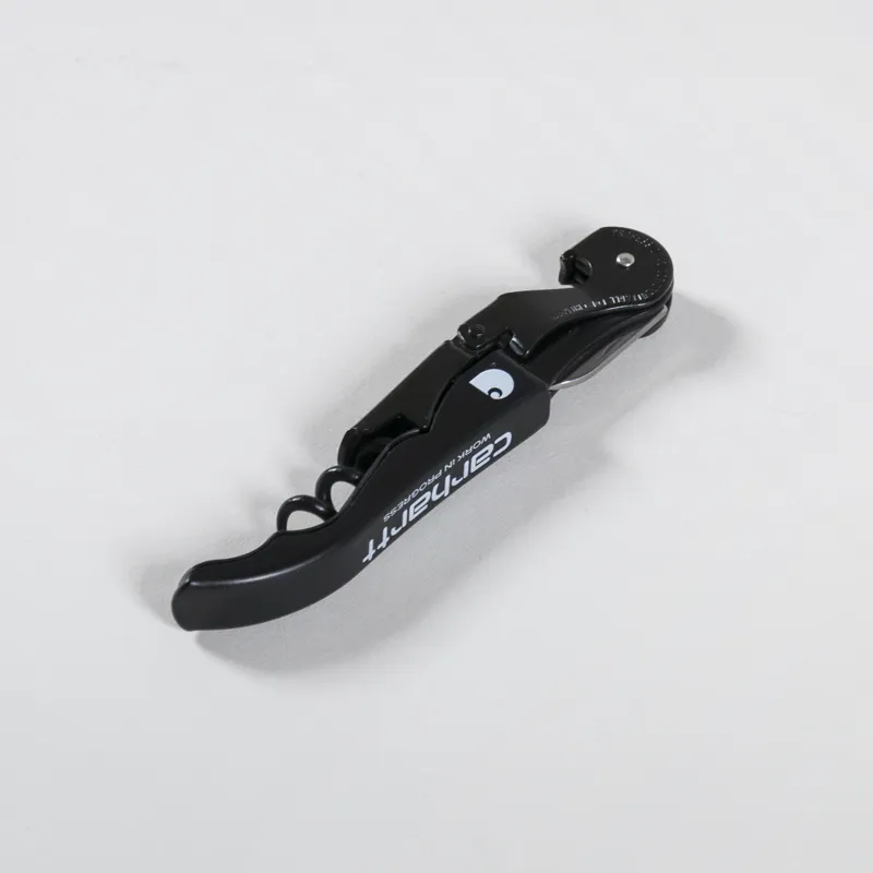 Carhartt WIP Script Pulltap's Corkscrew Black