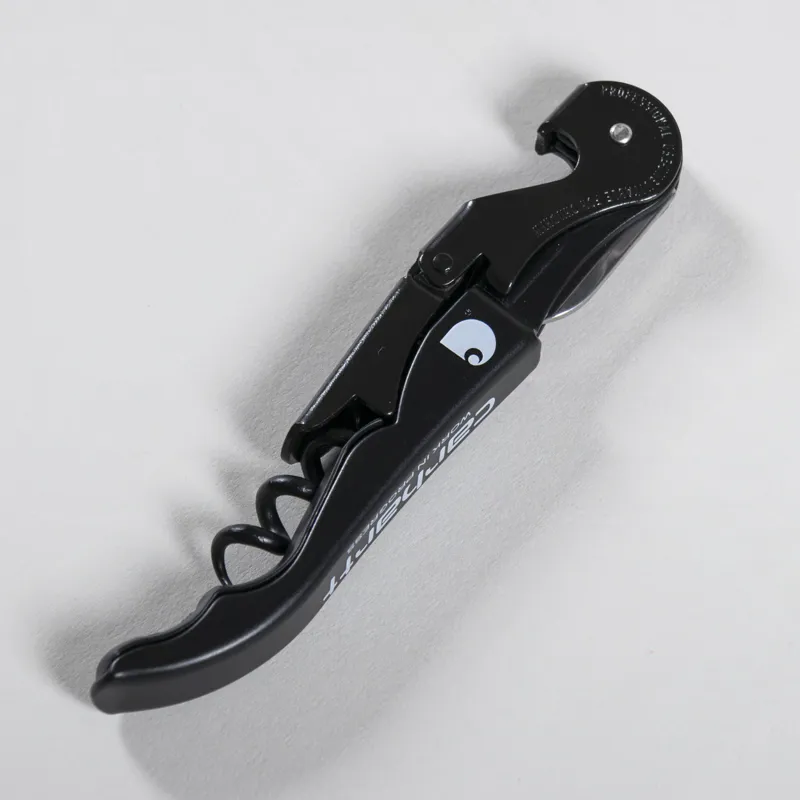 Carhartt WIP Script Pulltap's Corkscrew Black-3