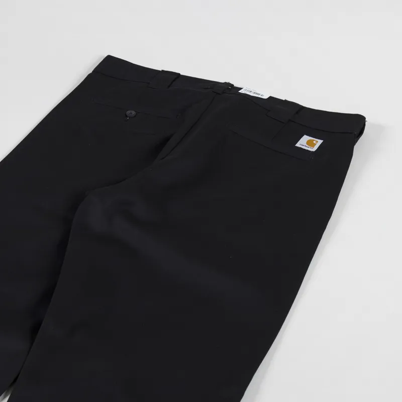 Carhartt WIP Master Pant Black Rinsed Denison Twill-3