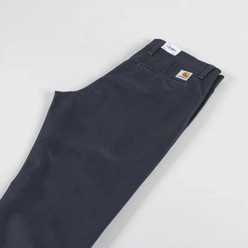 Carhartt WIP Sid Pant Graphite Lamar Stretch Twill-5