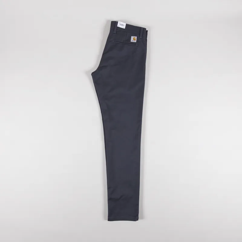 Carhartt WIP Sid Pant Graphite Lamar Stretch Twill-2