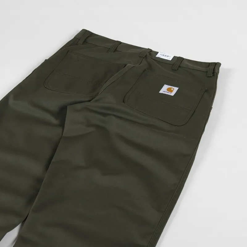 Carhartt WIP Simple Pant Office Green Rinsed Denison Twill-3