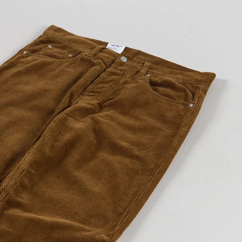 Carhartt WIP Newel Pant Deep H Brown Coventry Corduroy-4