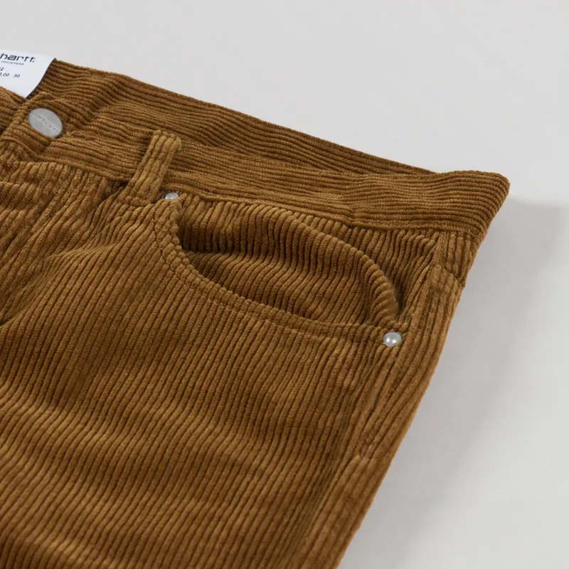 Carhartt WIP Newel Pant Deep H Brown Coventry Corduroy-9