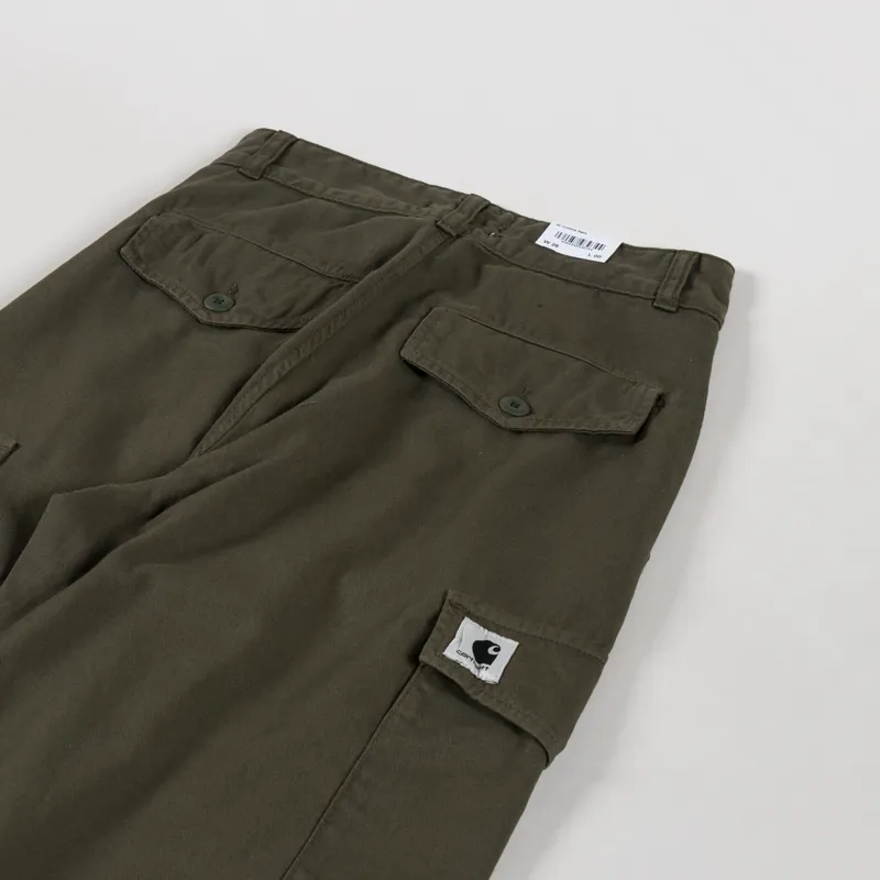 Carhartt WIP Womens Collins Pant Office Green Moraga Twill-2