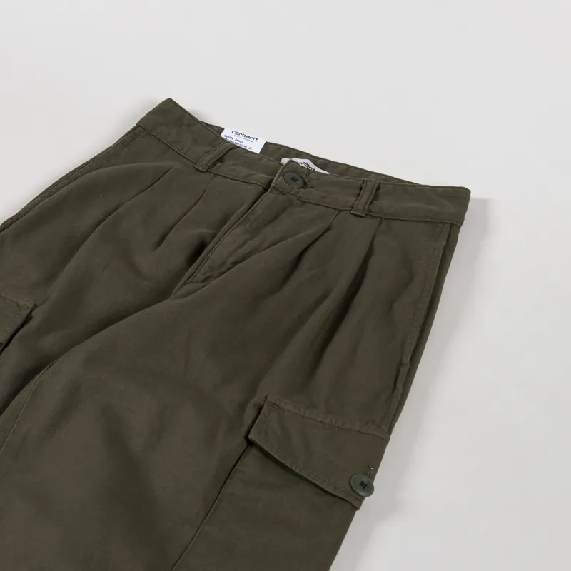 Carhartt WIP Womens Collins Pant Office Green Moraga Twill-3