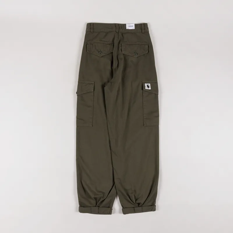 Carhartt WIP Womens Collins Pant Office Green Moraga Twill