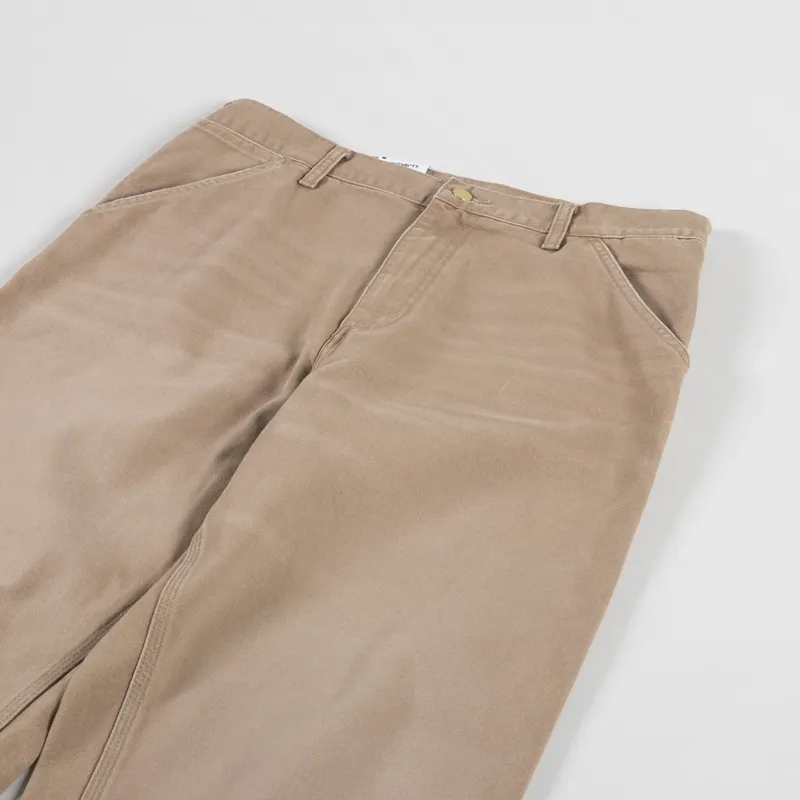 Carhartt WIP Simple Pant Peanut Aged Dearborn Canvas-4