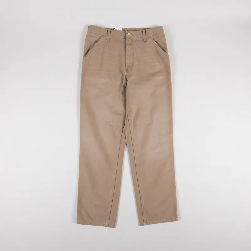 Carhartt WIP Simple Pant Peanut Aged Dearborn Canvas-1