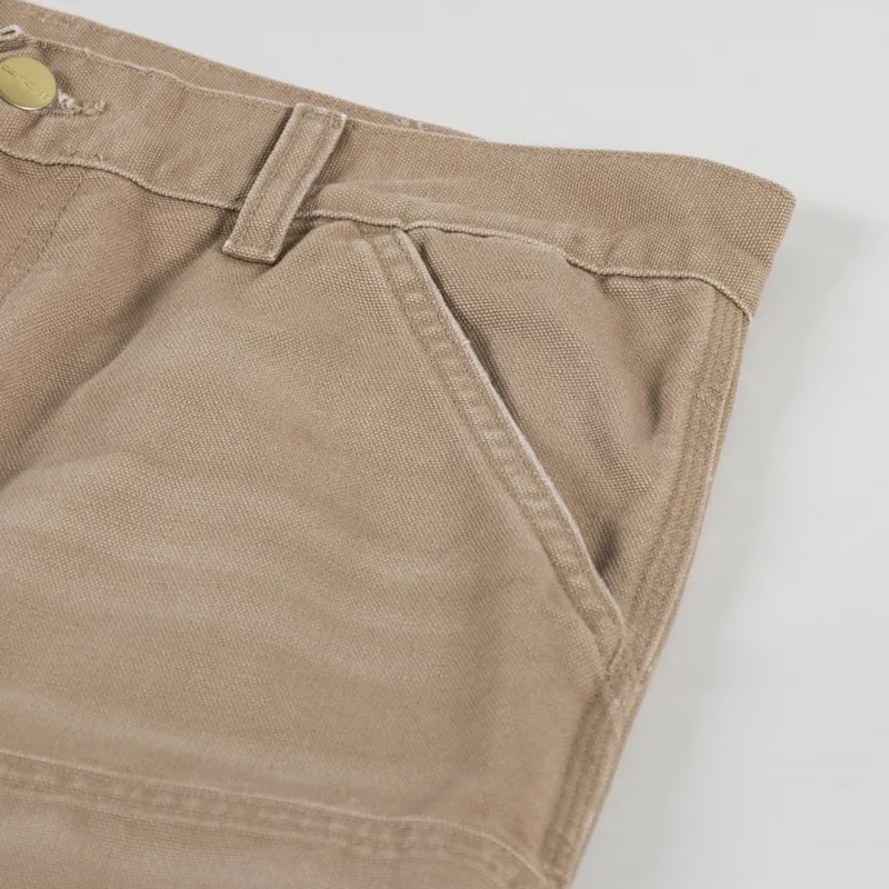 Carhartt WIP Double Knee Pant Peanut Aged Dearborn Canvas-10