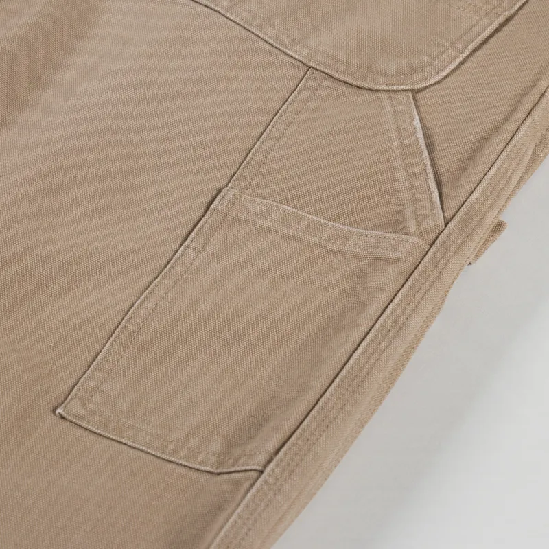 Carhartt WIP Double Knee Pant Peanut Aged Dearborn Canvas-11