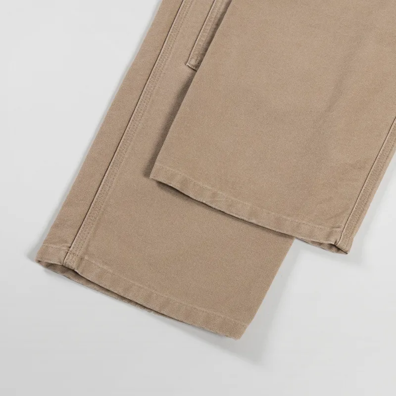 Carhartt WIP Double Knee Pant Peanut Aged Dearborn Canvas-6