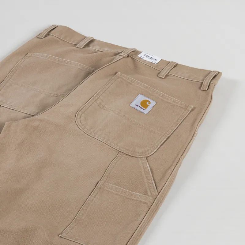 Carhartt WIP Double Knee Pant Peanut Aged Dearborn Canvas-3