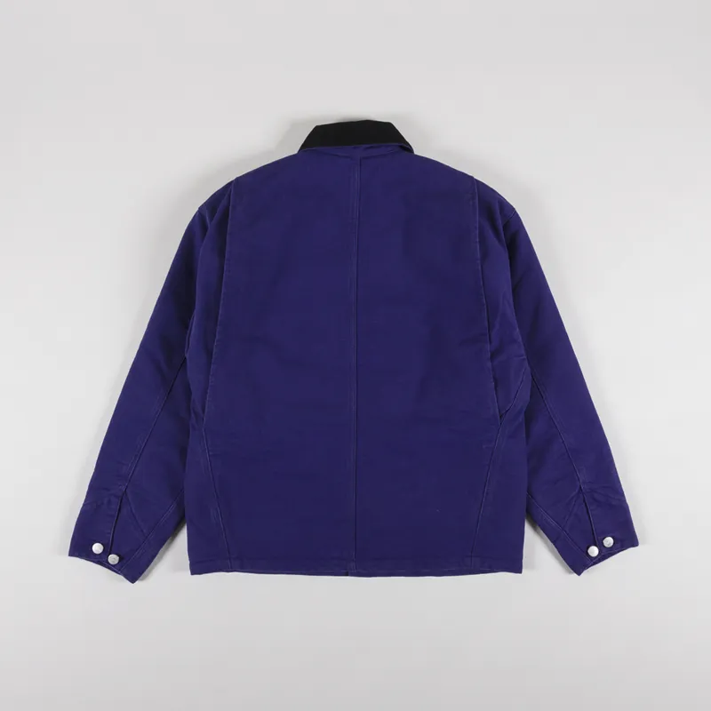 Carhartt WIP Womens OG Michigan Coat Aura Black-1