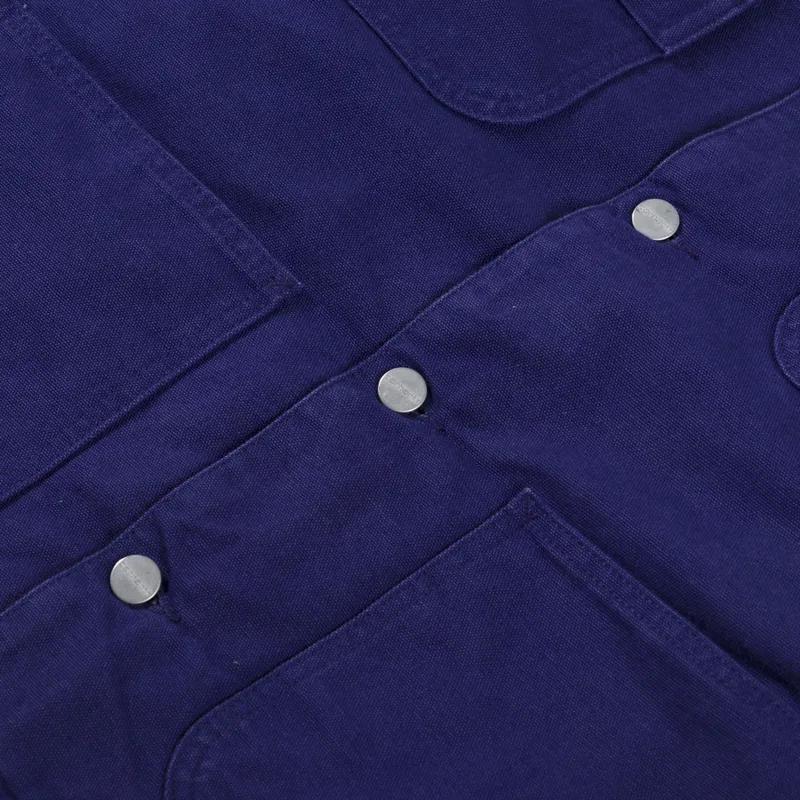 Carhartt WIP Womens OG Michigan Coat Aura Black-6