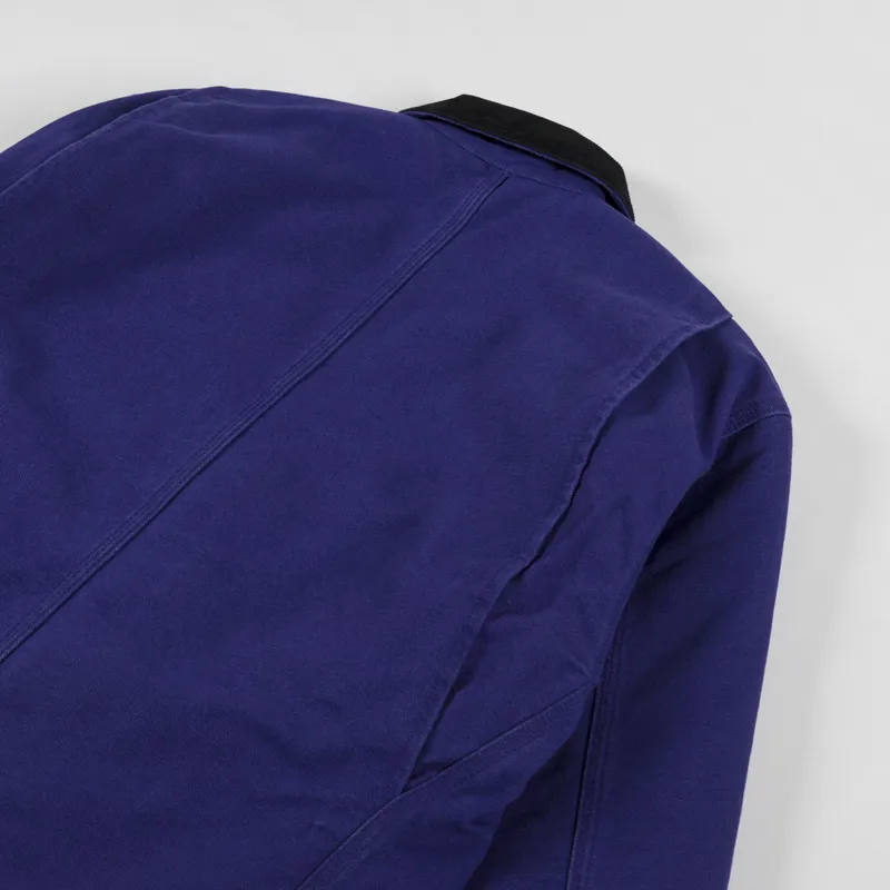 Carhartt WIP Womens OG Michigan Coat Aura Black-3