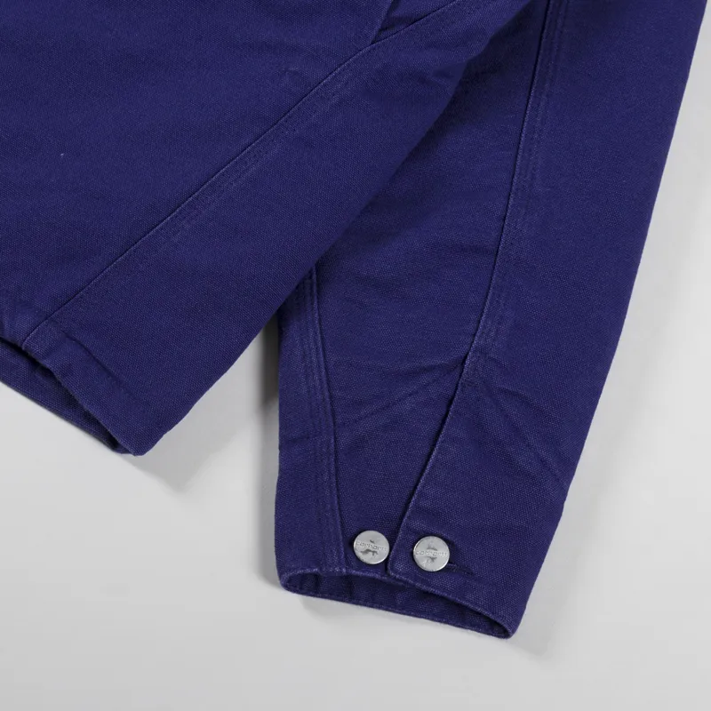 Carhartt WIP Womens OG Michigan Coat Aura Black-10