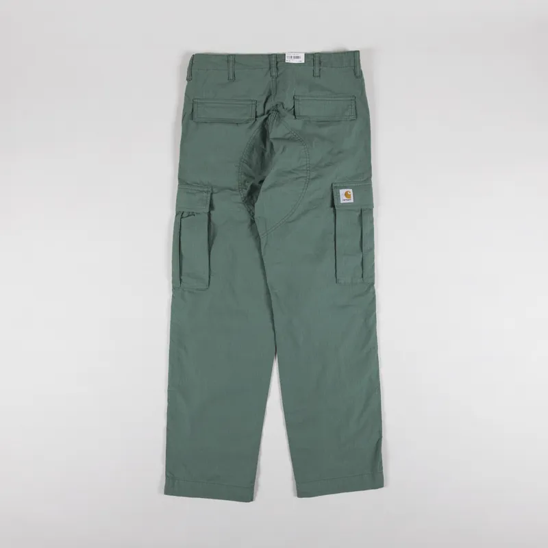 Carhartt WIP Regular Cargo Pant Duck Green Rinsed Columbia Ripstop