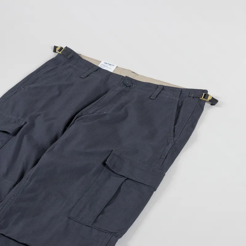 Carhartt WIP Aviation Pant Graphite Rinsed-6