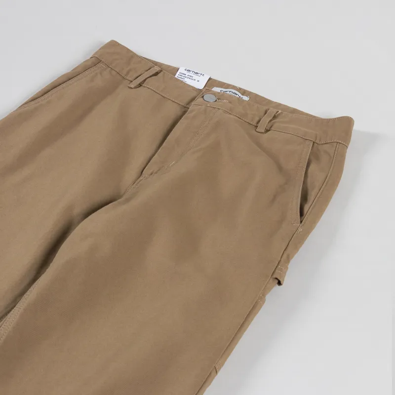 Carhartt WIP Womens Pierce Pant Straight Peanut Rinsed-4