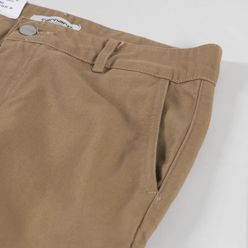 Carhartt WIP Womens Pierce Pant Straight Peanut Rinsed-10