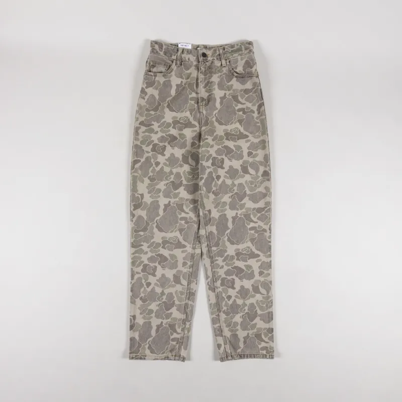 Carhartt WIP Womens Orell Pants Camo Duck Bleached-1
