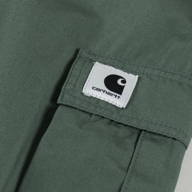 Carhartt WIP Womens Cargo Skirt Long Duck Green Rinsed-12