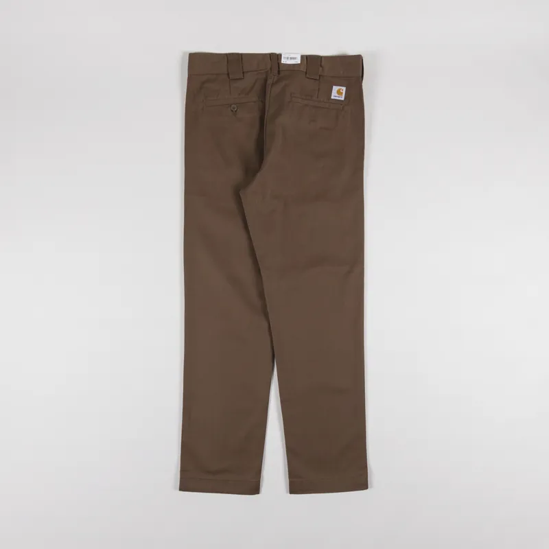 Carhartt WIP Master Pant Chocolate Rinsed Denison Twill