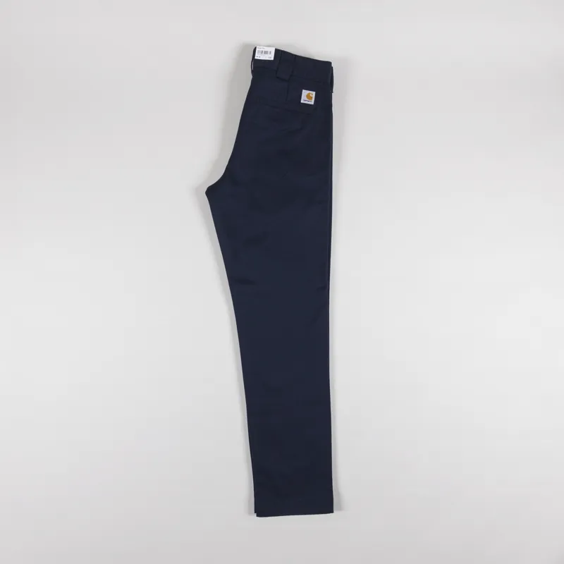 Carhartt WIP Master Pant Dark Navy Rinsed Denison Twill-2